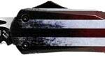 TEMPLAR KNIFE LARGE OTF FULL - US 3.5" BLACK TANTO SERRATED