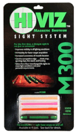 HIVIZ M300 SHOTGUN FRONT SIGHT - MAGNETIC FOR .218-.328" RIBS