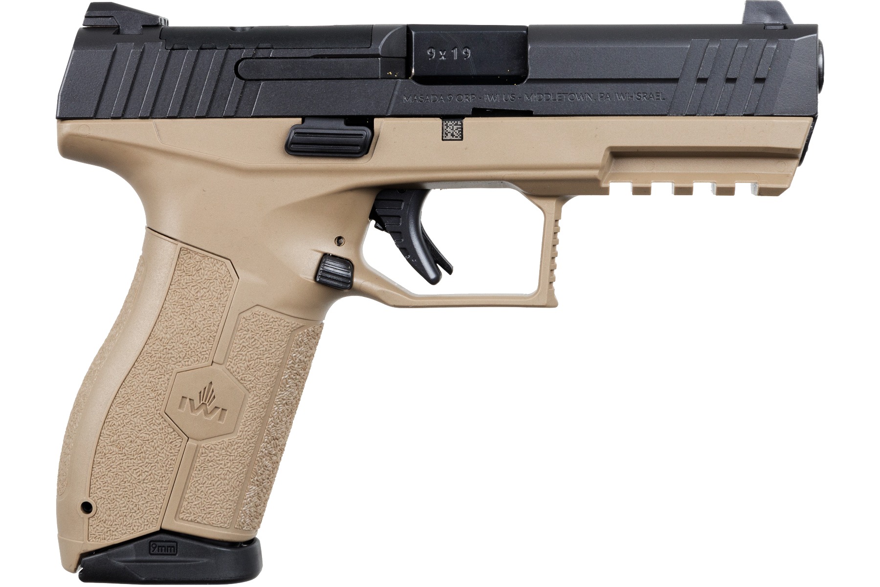 M9ORP17FD.jpg IWI MASADA 9MM OR 4.1B 17R FDE - Image 1