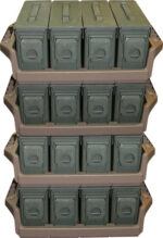 MTM AMMO CAN TRAY FOR 4 .30CAL - METAL AMMO CANS FLAT DARK ERTH