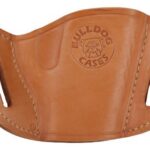 BULLDOG BELT SLIDE HOLSTER TAN - RH SMALL FRAME REVOLVERS 2-4"