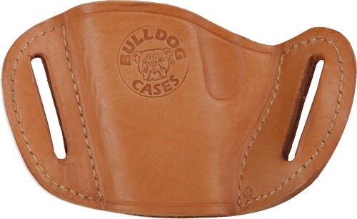 MLTS.jpg BULLDOG BELT SLIDE HOLSTER TAN - RH SMALL & MINI AUTOS - Image 1