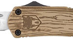 COBRATEC MEDIUM FS3 OTF 3" D2 - WOOD GRAIN CERAKOTE DROP POINT