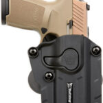 BULLDOG MAX MULTI-FIT POLYMER - PADDLE HOLSTER FULL/COMP BLK