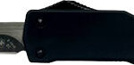 TEMPLAR KNIFE SLIM ZINC OTF D2 - BLK DROP POINT 3.1" BLK RUBBER