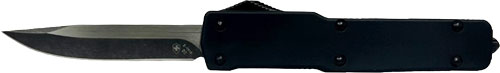 MZBR321-1.jpg TEMPLAR KNIFE SLIM ZINC OTF D2 - BLK DROP POINT 3.1" BLK RUBBER - Image 1