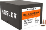 NOSLER BULLETS 22 CAL .224 - 50GR BALLISTIC TIP 1000CT - Image 2