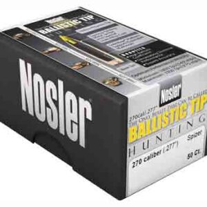 NOSLER BULLETS 270 CAL .277 - 150GR BALLISTIC TIP 50CT