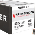 NOSLER BULLETS 30 CAL .308 - 110GR VARMAGEDDON TIPPED 100CT