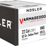 NOSLER BULLETS 22 CAL .224 - 62GR VARMAGEDDON FBHP 100CT