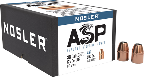 N44912_1.jpg NOSLER BULLETS 38 .357 - 125GR JHP 250CT - Image 1
