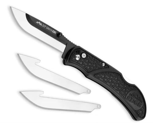 OX30C.jpg OUTDOOR EDGE 3" ONYX EDC - FOLDING BLADE STAINLESS BLADES - Image 1