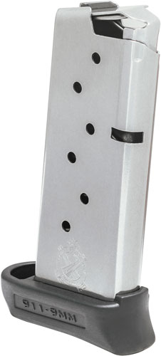 PG6907.jpg SPRINGFIELD MAGAZINE 911 9MM - 7RD STAINLESS STEEL - Image 1