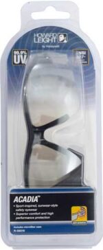 HOWARD LEIGHT ACADIA GLASSES!! - BLACK FRAME/SCT-REFLECT 50 LEN - Image 2
