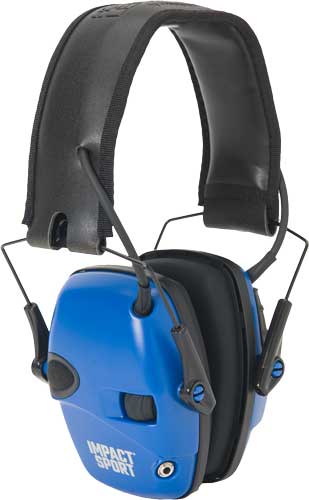 R02529_1-1.jpg HOWARD LEIGHT IMPACT SPORT - TRUE BLUE ELECTRONIC MUFF NR22 - Image 1