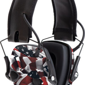 HOWARD LEIGHT IMPACT SPORT - ONE NATION FLAG ELEC MUFF NR22