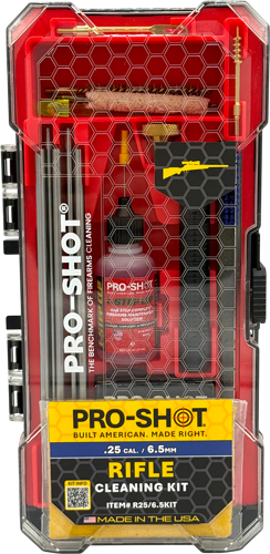 R2565KIT_1.jpg PRO SHOT RIFLE CLEANING KIT - .25/6.5MM - Image 1
