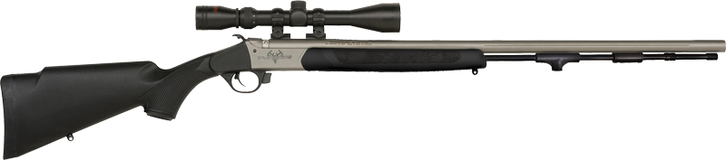 R574110440.jpg TRADITIONS PURSUIT XT 50 CAL - 3-9X40 S/S CERAKOTE/BLACK SYN - Image 1