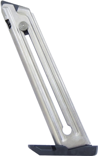 R90229.jpg RUGER MAGAZINE 22/45 MK III - 22LR 10RD SILVER - Image 1