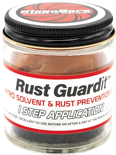 RGJ-1.jpg PRO SHOT RUST GUARDIT RUST - PREVENTION OIL JAR W/CHAMOIS - Image 1
