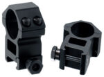 UTG RINGS 1" HIGH PROFILE - MATTE BLACK PICATINNY/WEAVER