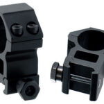 UTG RINGS 1" HIGH PROFILE - MATTE BLACK PICATINNY/WEAVER