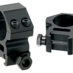 UTG RINGS 1" MEDIUM PROFILE - MATTE BLACK PICATINNY/WEAVER