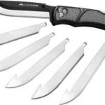 OUTDOOR EDGE 3.5" RAZOR LITE - EDC FOLDER GRAY W/6 BLADES