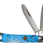 ABKT ROPER SERIES STONE PEANUT - PEANUT 2-BLADE TURQUOISE