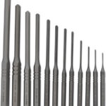GRACE USA ROLL PIN PUNCH SET - STEEL 12PC W/VINYL POUCH