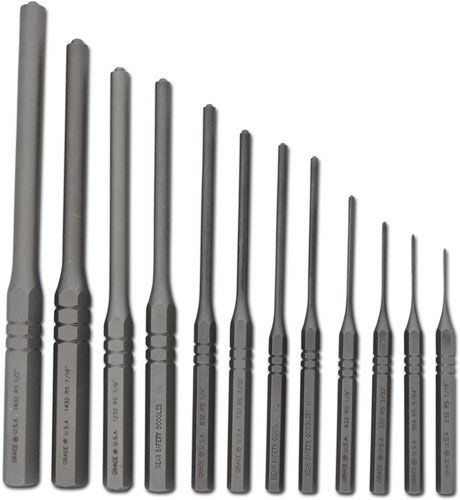 RRS12.jpg GRACE USA ROLL PIN PUNCH SET - STEEL 12PC W/VINYL POUCH - Image 1