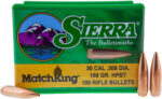 SIERRA BULLETS .30CAL .308 - 168GR HP-BT MATCH 100CT - Image 2
