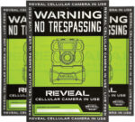TACTACAM REVEAL NO TRESPASSING - SIGN 3PK