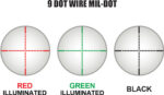 UTG BUGBUSTER 3-9X32 1" RGB - MIL-DOT W/QD RINGS BLACK - Image 3