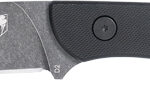 COBRATEC D2 SKINNER 3.75" FULL - TANG BLACK G10 W/KYDEX SHEATH