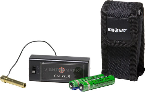 SM39021_EVERYTHING.jpg SIGHTMARK LASER BORESIGHT .22 - LR RED W/BATTERY AND CASE - Image 1