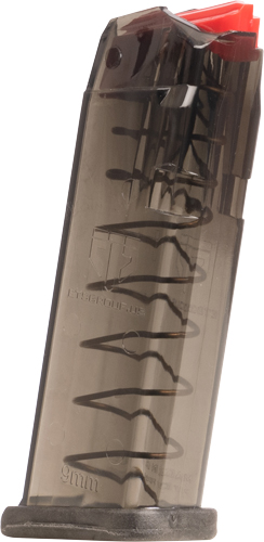 SMKGLK19.jpg ETS MAGAZINE FOR GLOCK 9MM - 15RD CARBON SMOKE FITS 19/26 - Image 1