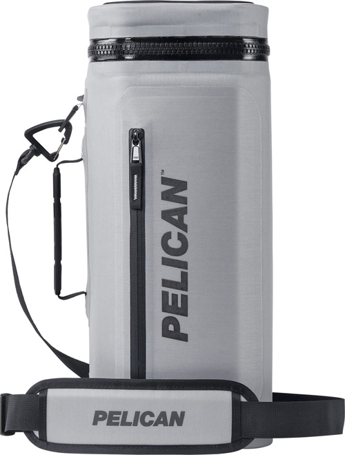 SOFTCSLINGLGRY-1.jpg PELICAN SOFT COOLER SLING STYL - COMPRESSION MOLDED GREY - Image 1