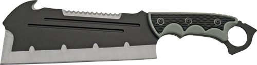 SZ5607CP.jpg SZCO SIERRA ZULU BIGHORN TAC - CLEAVER 7.5" BLADE W/SHEATH - Image 1