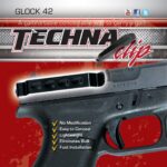 TECHNA CLIP HANDGUN RETENTION - CLIP FOR GLOCK 42 RIGHT/LEFT