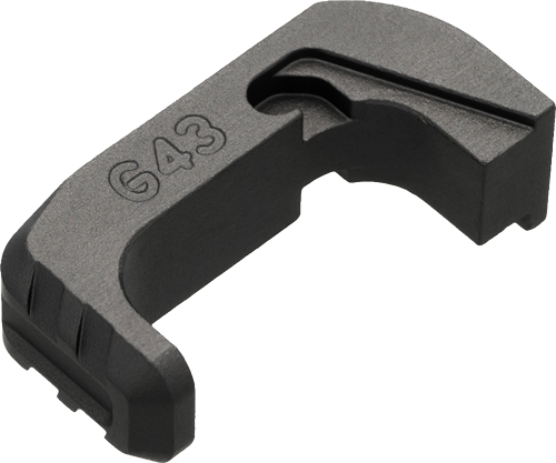 TD43X48EBLK.jpg TYRANT CNC FOR GLOCK 43x 48 - EXTENDED MAG RELEASE BLACK - Image 1