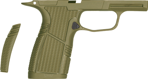TDP365GRMSNUBOD.jpg TYRANT CNC SIG P365 GRIP - MODULE SNUB SIZE OD GREEN - Image 1