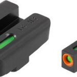 TRUGLO SIGHT SET FOR GLOCK HI - TFX PRO GREEN/ORANGE OUTLINE