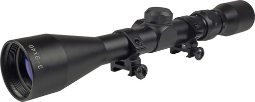 TG85394XB_1_1.jpg TRUGLO SCOPE BUCKLINE 3-9X40MM - BDC BLACK W/WEAVER RINGS - Image 1