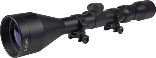 TG85395XB_1_1.jpg TRUGLO SCOPE BUCKLINE 3-9X50MM - BDC BLACK W/WEAVER RINGS - Image 1