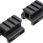 TRUGLO 2-PIECE PICATINNY RISER - MOUNT 3/4" RISE 1.36" LENGTH