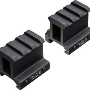 TRUGLO 2-PIECE PICATINNY RISER - MOUNT 1" RISE 1.36" LENGTH