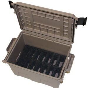 MTM TACTICAL MAGAZINE CAN DARK - EARTH HOLDS 14 .308 MAGS