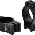 WARNE VAPOR 1" MED MATTE RINGS - ALUMINUM FITS 3/8 DVTL ONLY