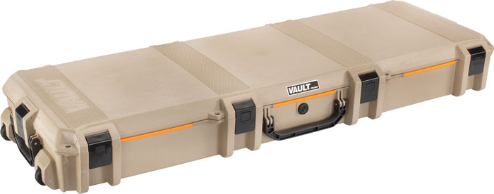 VCV800TAN.jpg PELICAN VAULT DOUBLE RIFLE - CASE W/ WHEELS/FOAM 53" TAN - Image 1